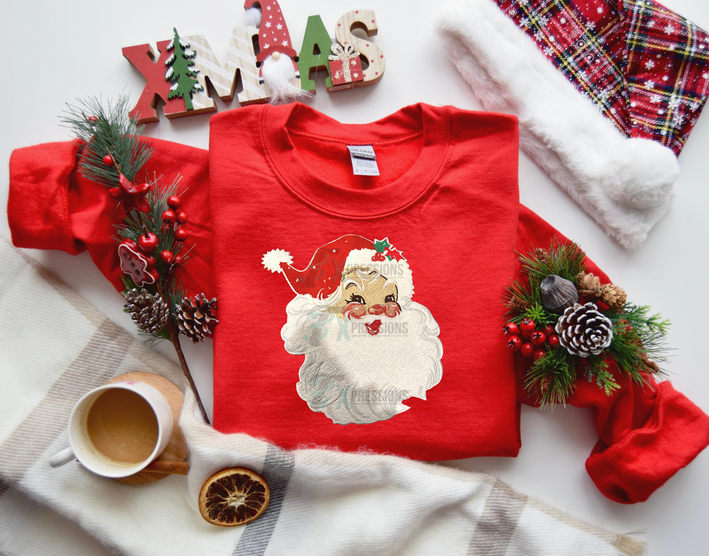 Santa Chennile Patch 3D