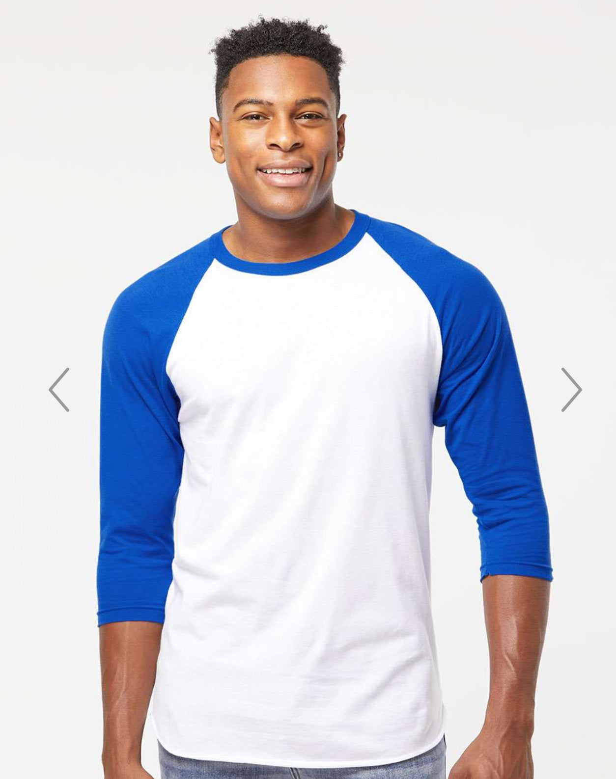 Wholesale Raglan 3/4 sleeve