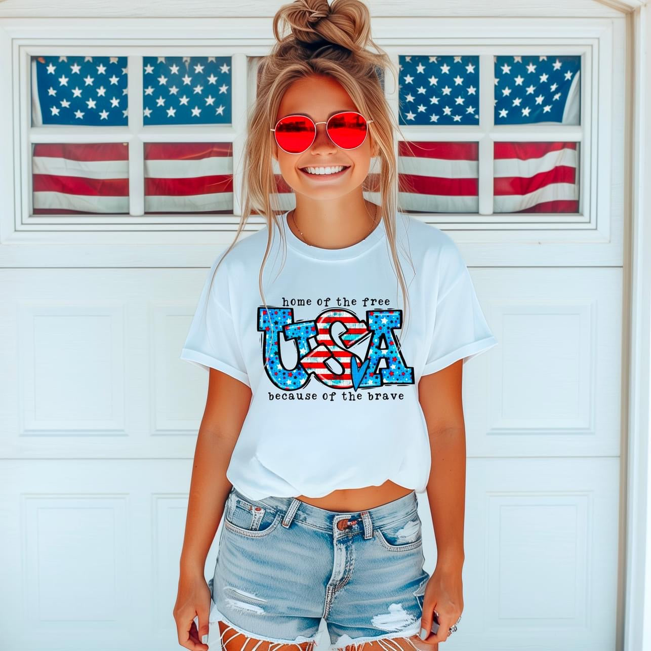 Home of the Free because of the Brave USA