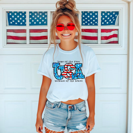 Home of the Free because of the Brave USA