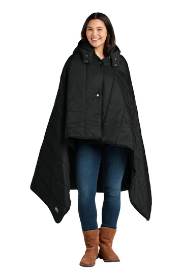 Salem Embroidered - Eddie Bauer ® Puffy Camp Poncho EB755 loop