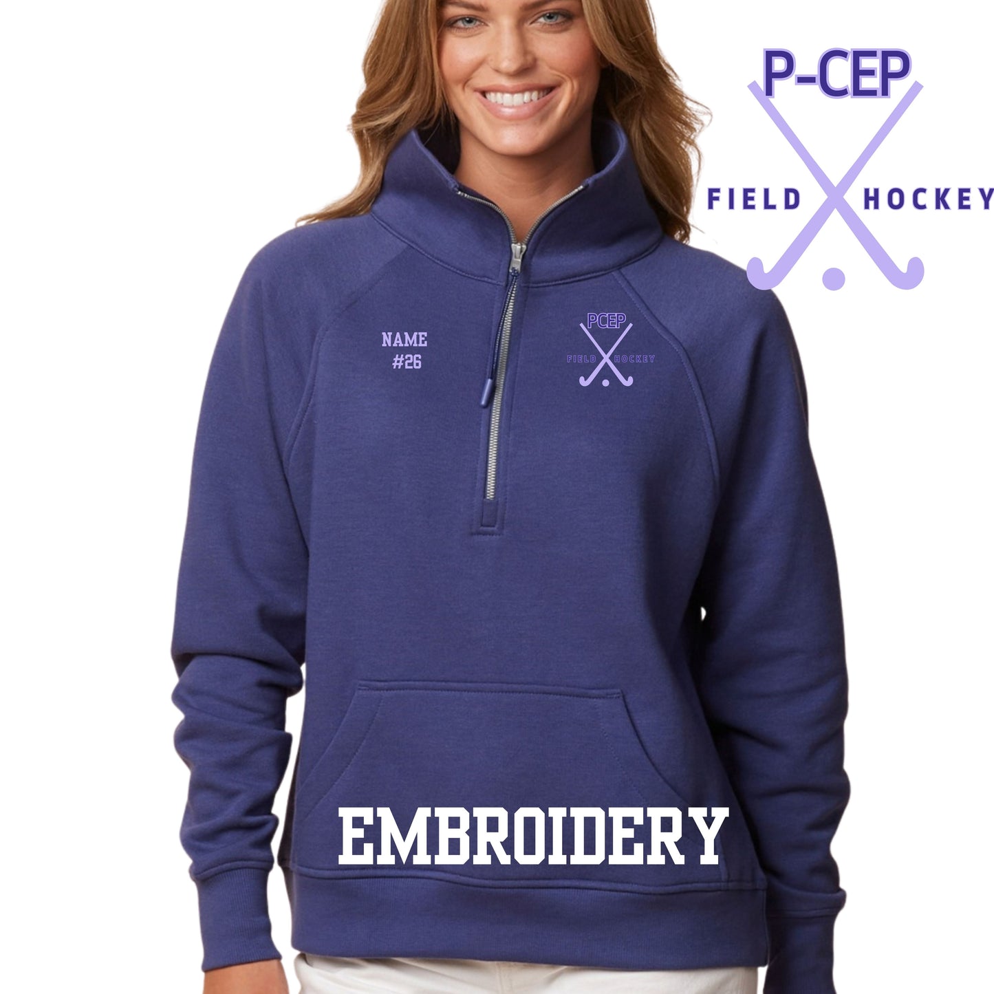 P-CEP Field Hockey Ladies Embroidery