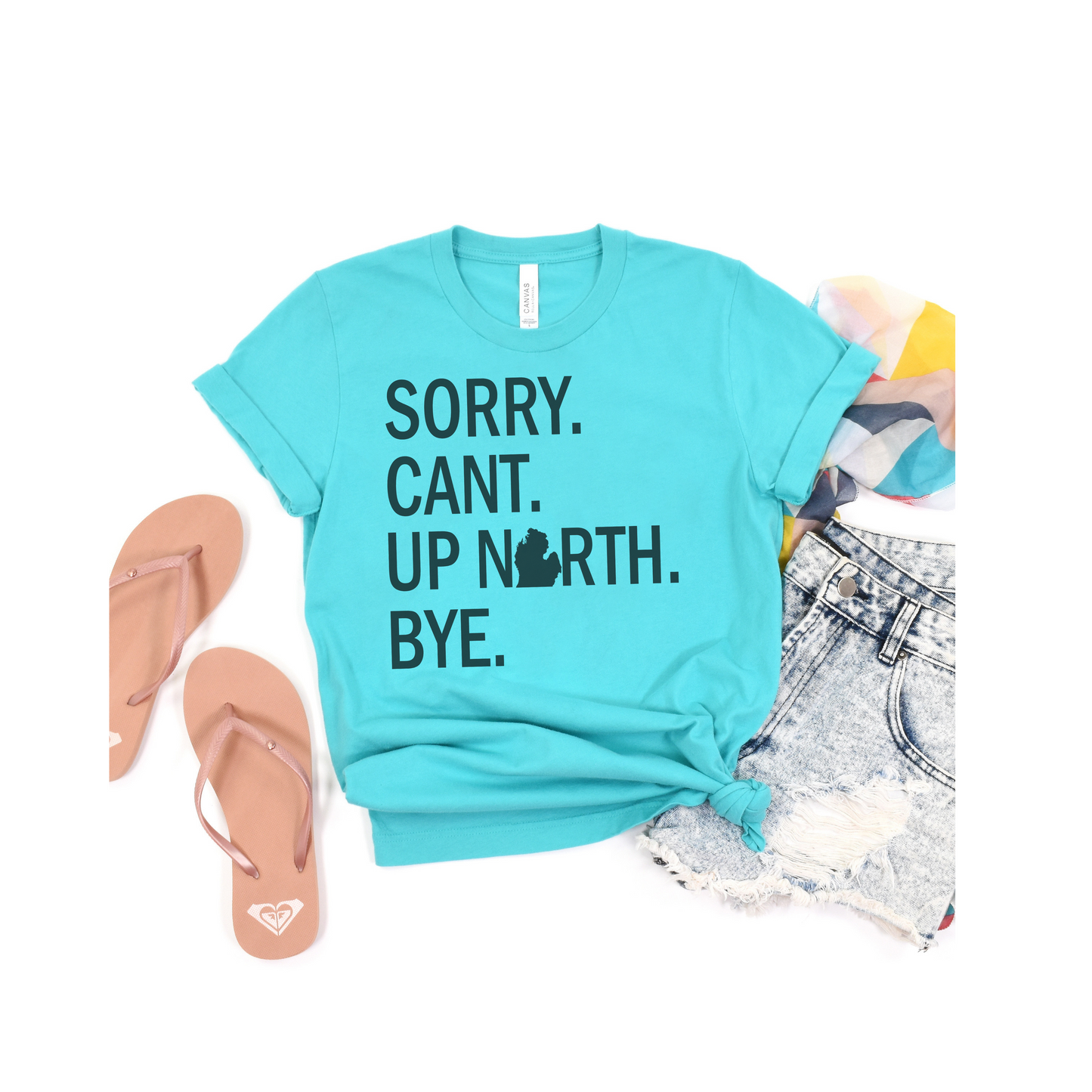 Sorry. Can't. Up North. Bye