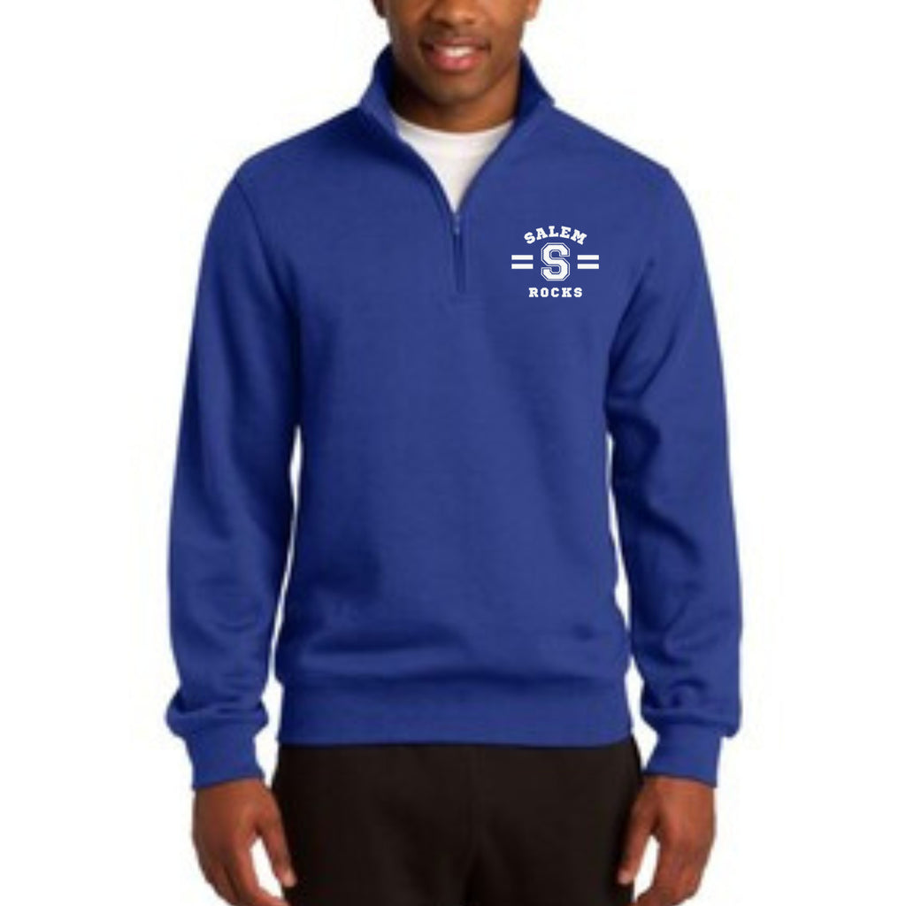 Salem Rocks  Embroidery Nike Club Fleece Sleeve Swoosh 1/2-Zip