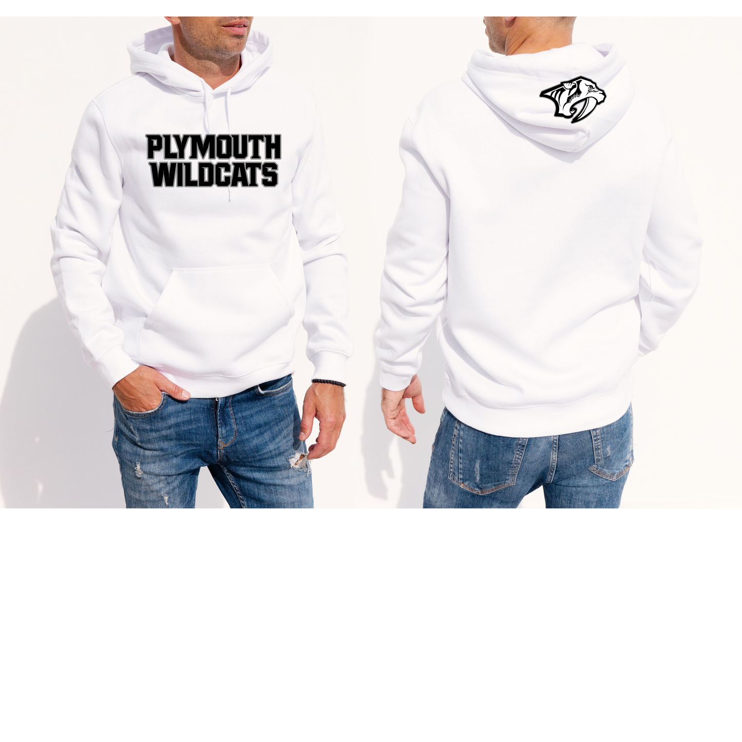 Plymouth Wildcats w/wildcat hood