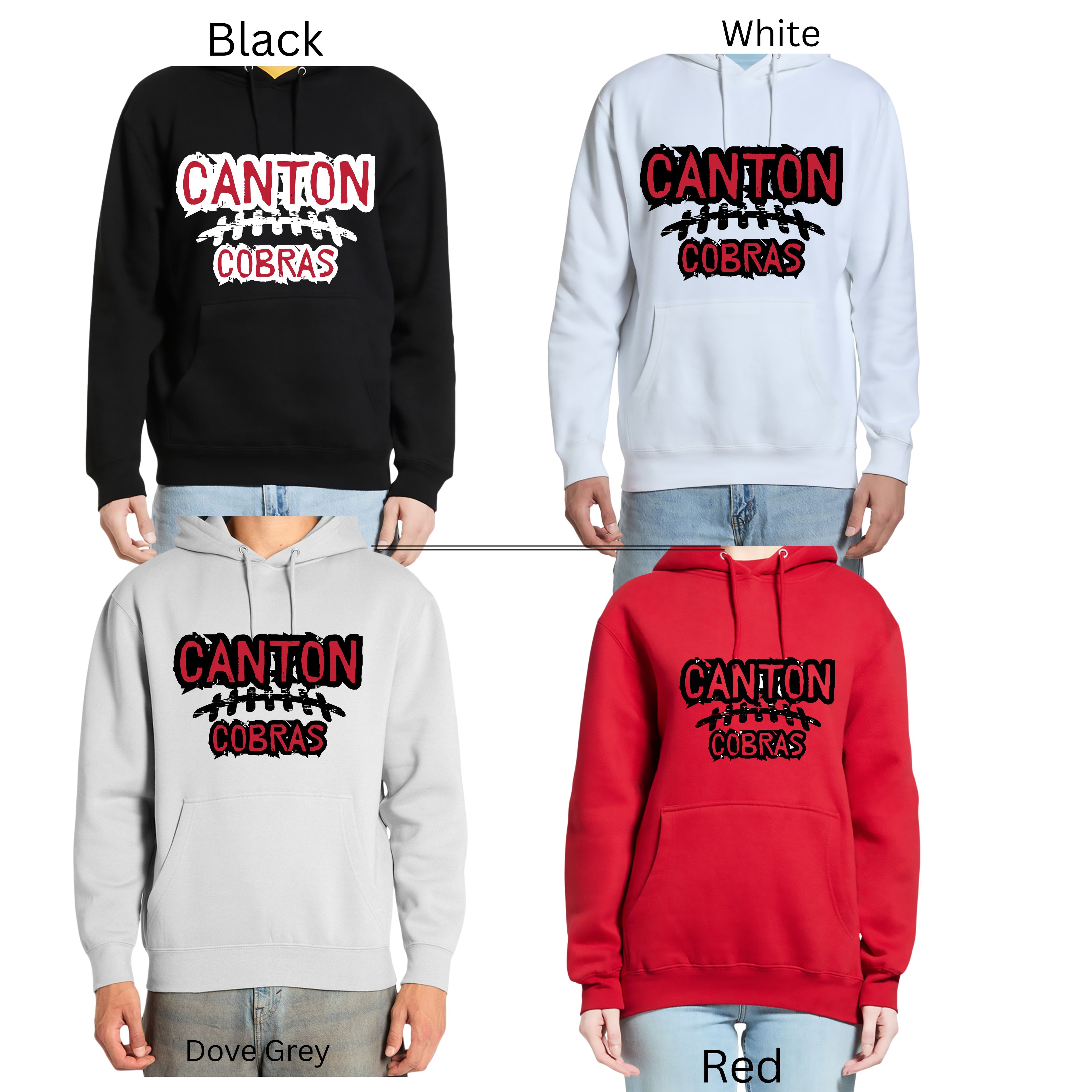 Canton Cobra Football Grunge
