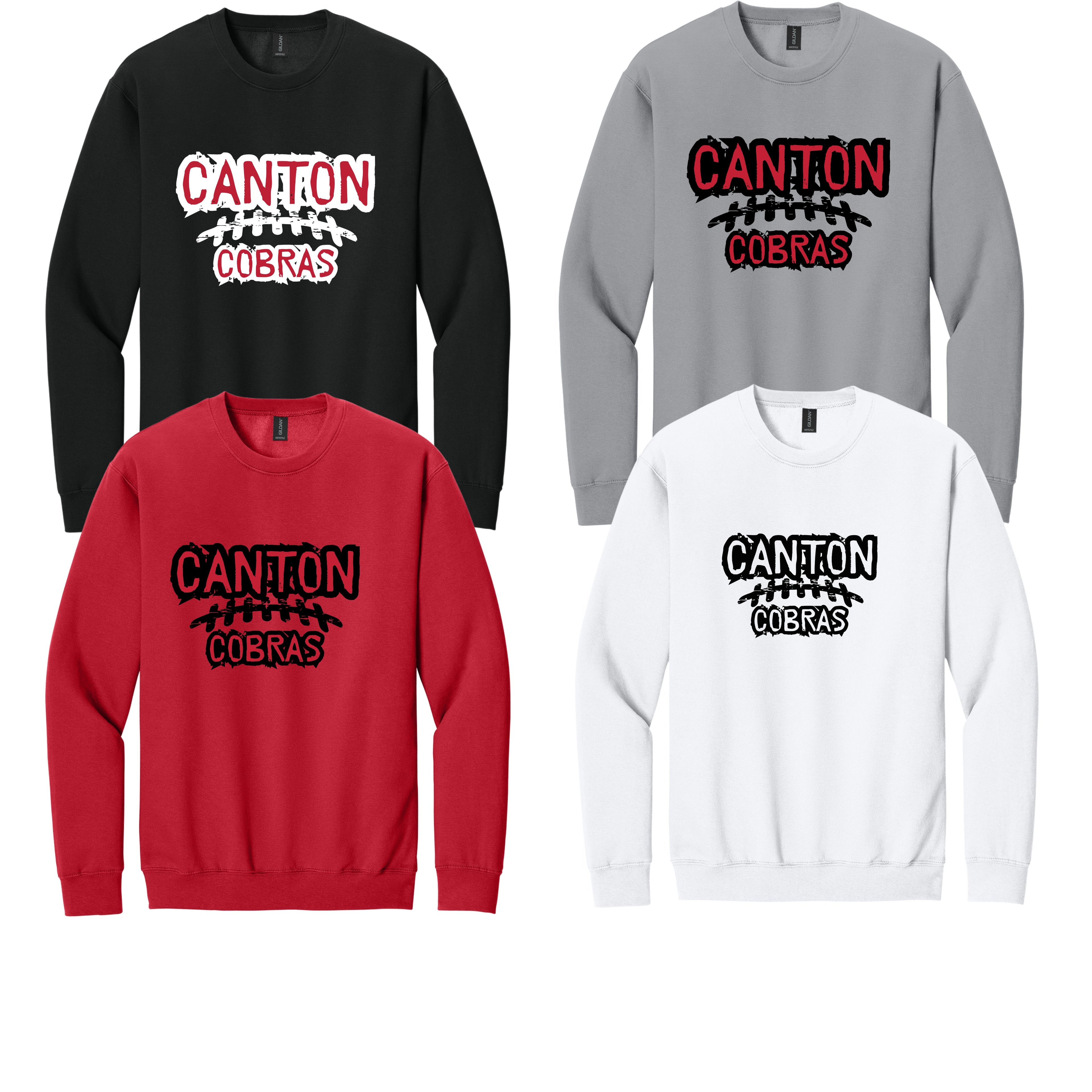 Canton Cobra Football Grunge