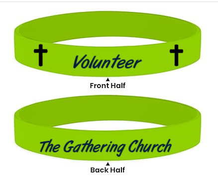 TGC Wholesale Rubber Volunteer Bracelets