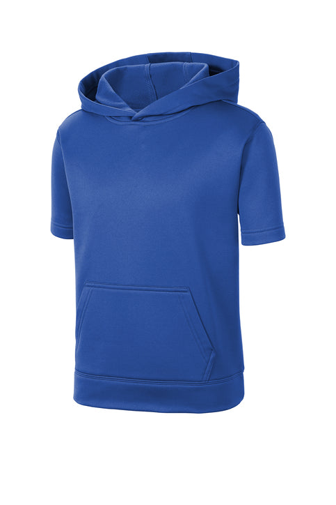 Custom Adult Sport Tek adult  short sleeve Sport Wick Fleece Hooded Pullover