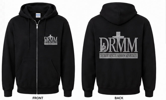 DRMM Gildan 18600 Full-Zip Hoodie