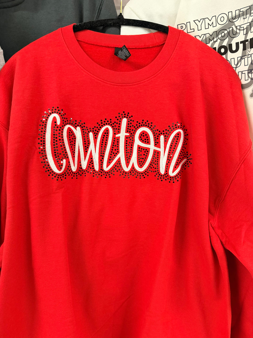 Canton Embroidered & Bling Sweatshirt