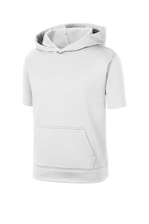 Custom Adult Sport Tek adult  short sleeve Sport Wick Fleece Hooded Pullover