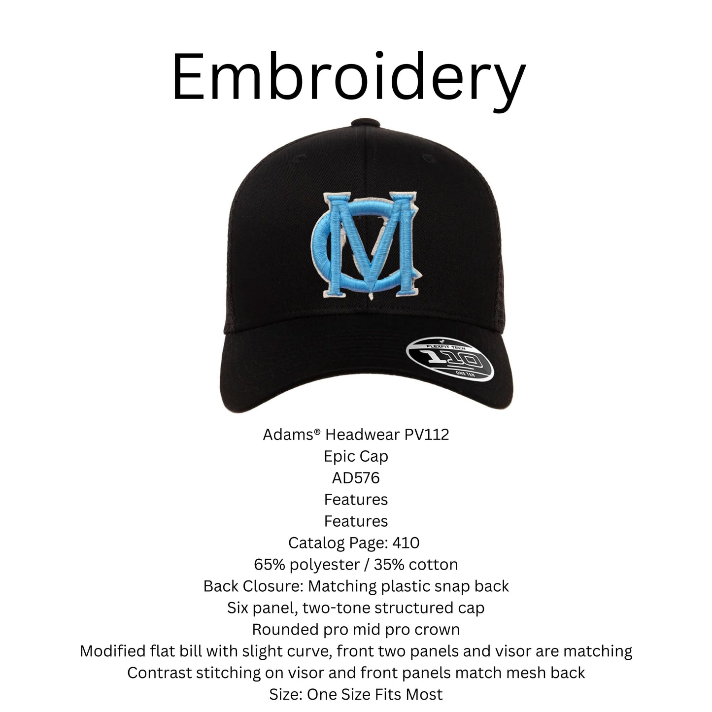 Motor City ICE Hats Embroidery