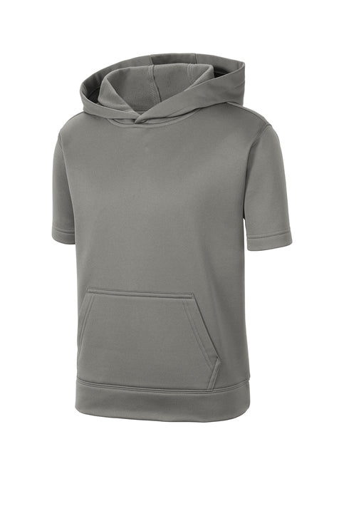 Custom Adult Sport Tek adult  short sleeve Sport Wick Fleece Hooded Pullover