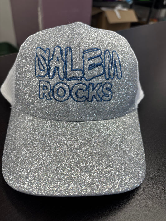 Salem Glitter Mesh Embroidered Hat