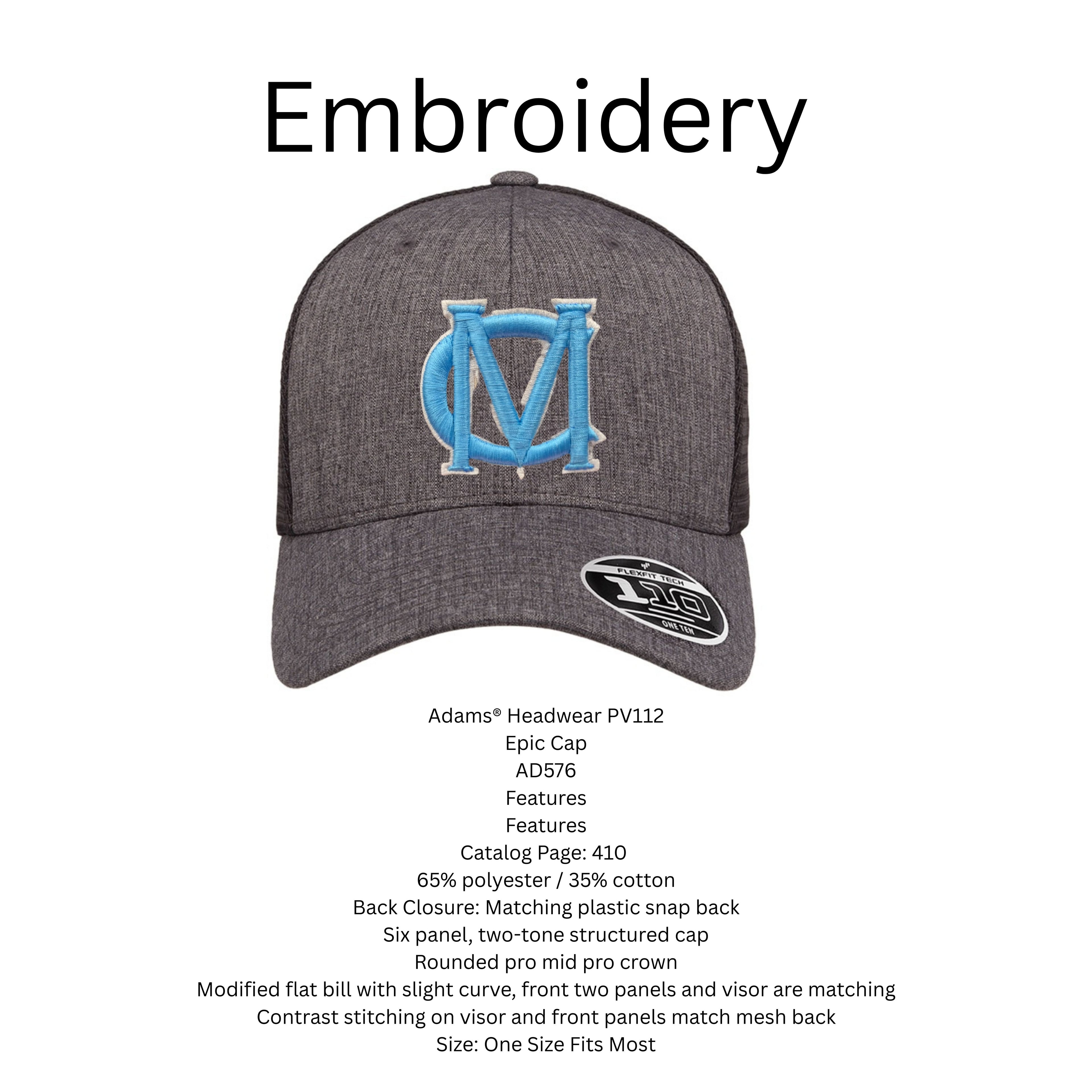 Motor City ICE Hats Embroidery