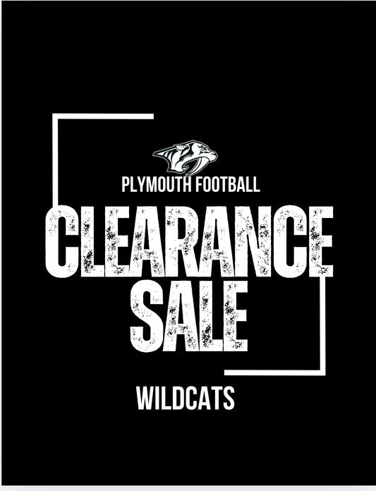 Plymouth Wildcat FOOTBALL Clearance