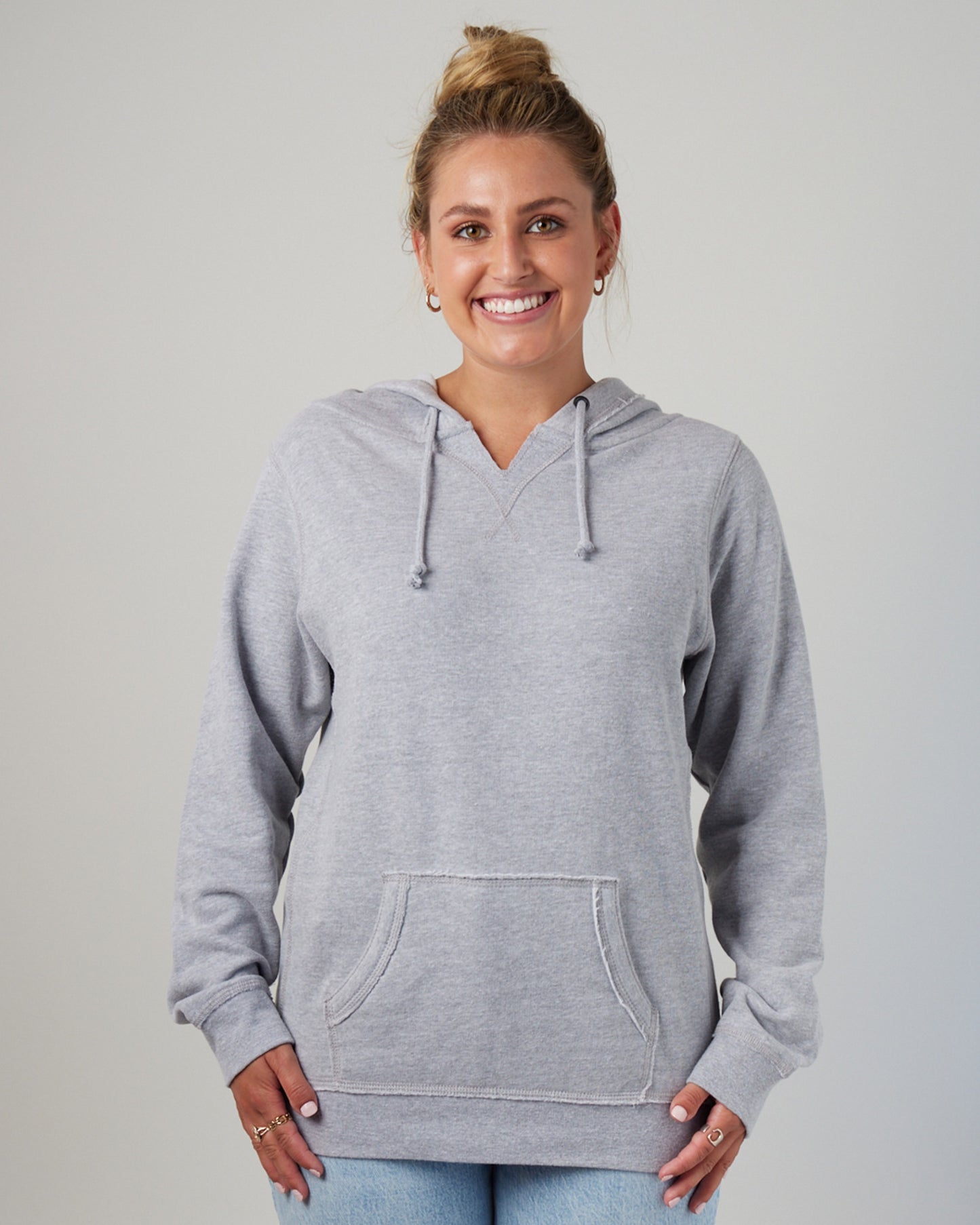 EZ395 V-Notched Ladies Hoodie
