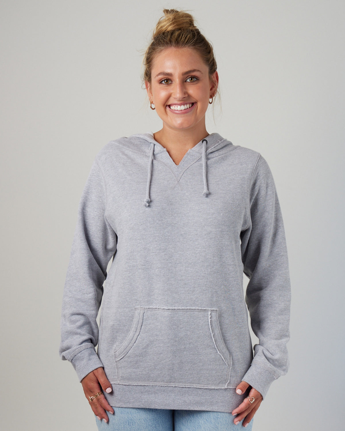 EZ395 V-Notched Ladies Hoodie