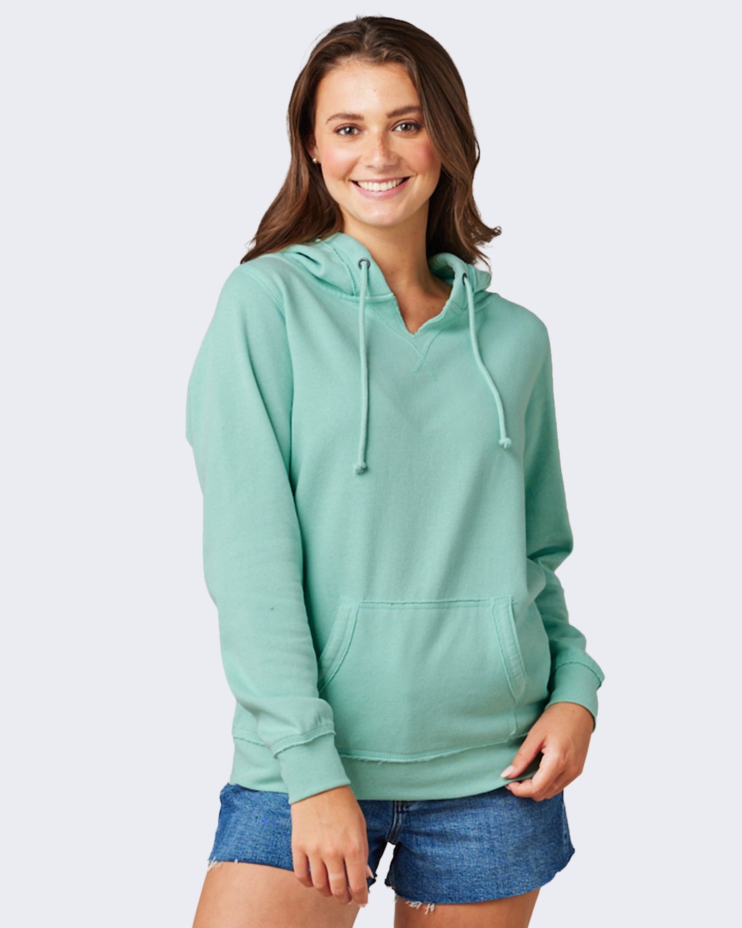 EZ395 V-Notched Ladies Hoodie