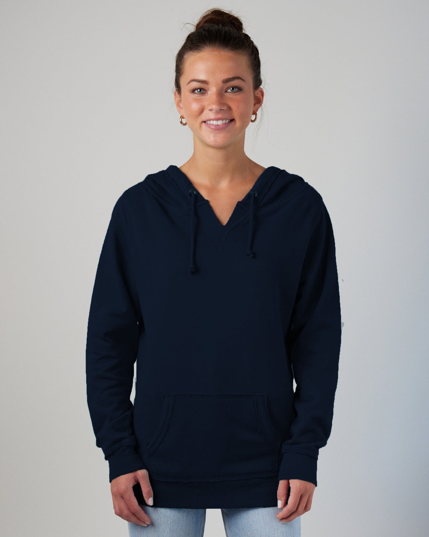 EZ395 V-Notched Ladies Hoodie