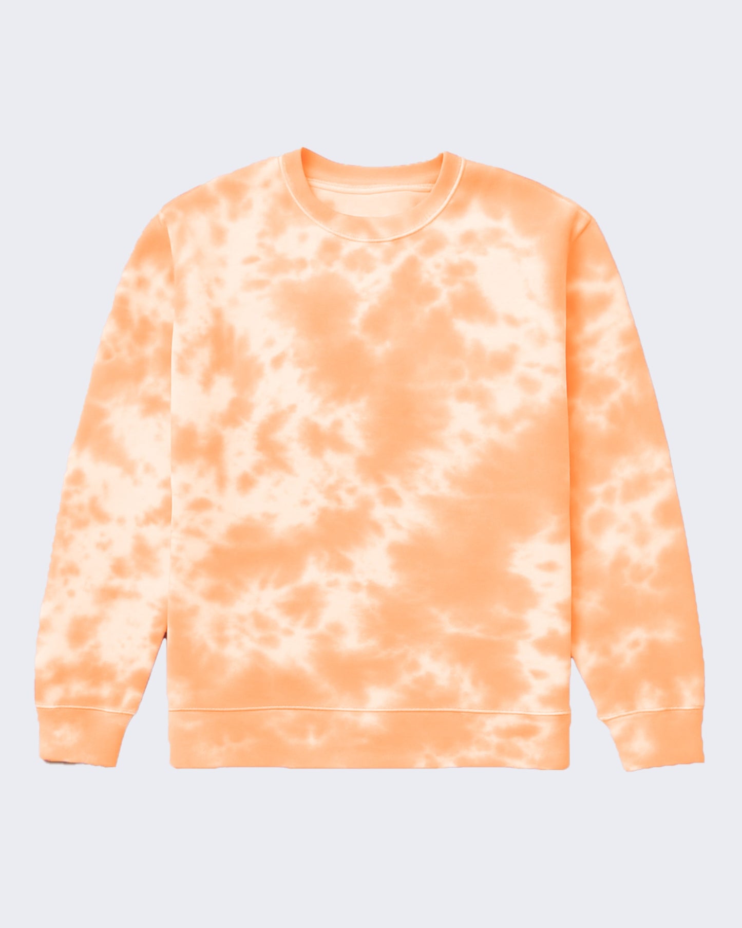 EZ982 Adult Tie Dye Fleece Crewneck
