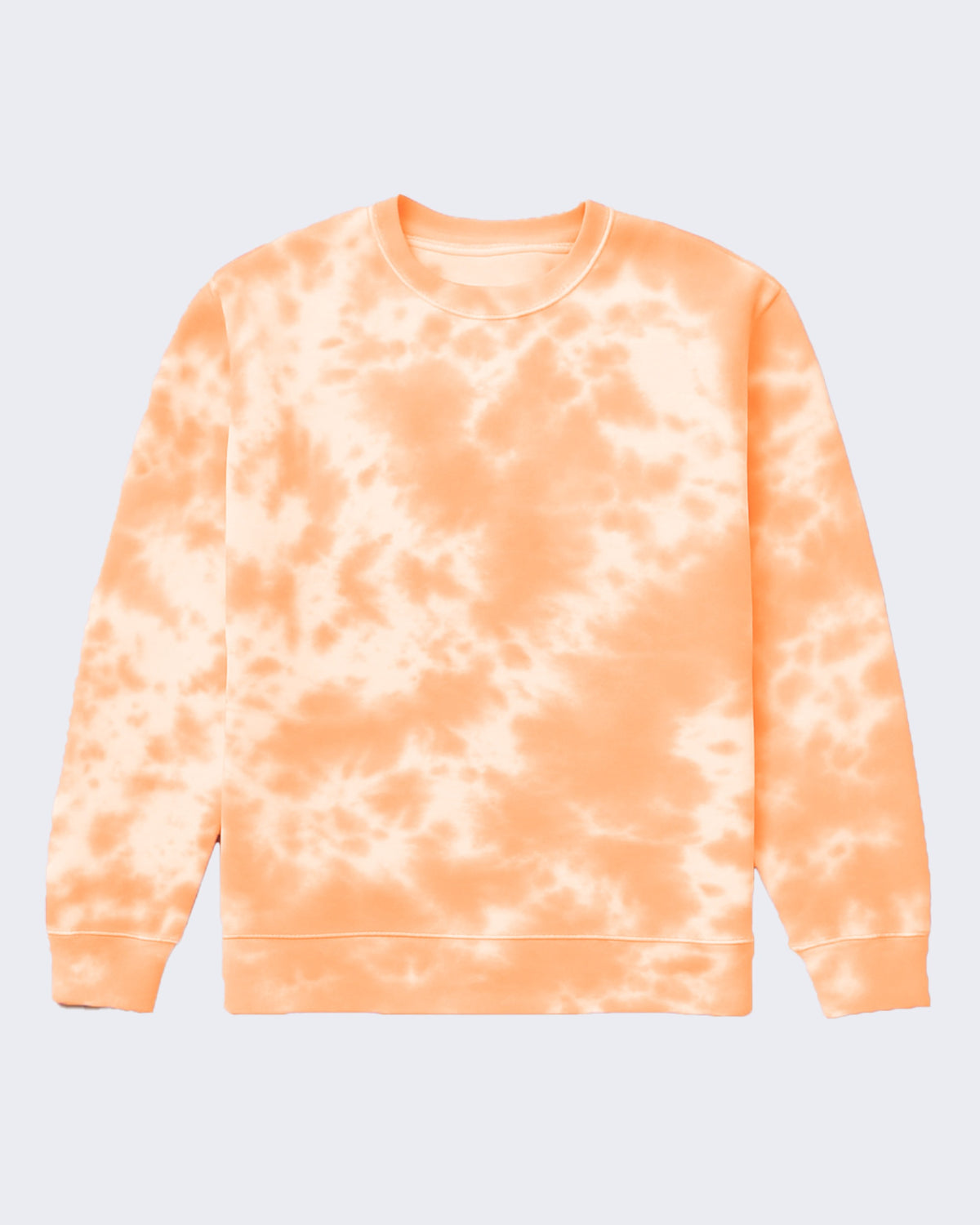 EZ982 Adult Tie Dye Fleece Crewneck