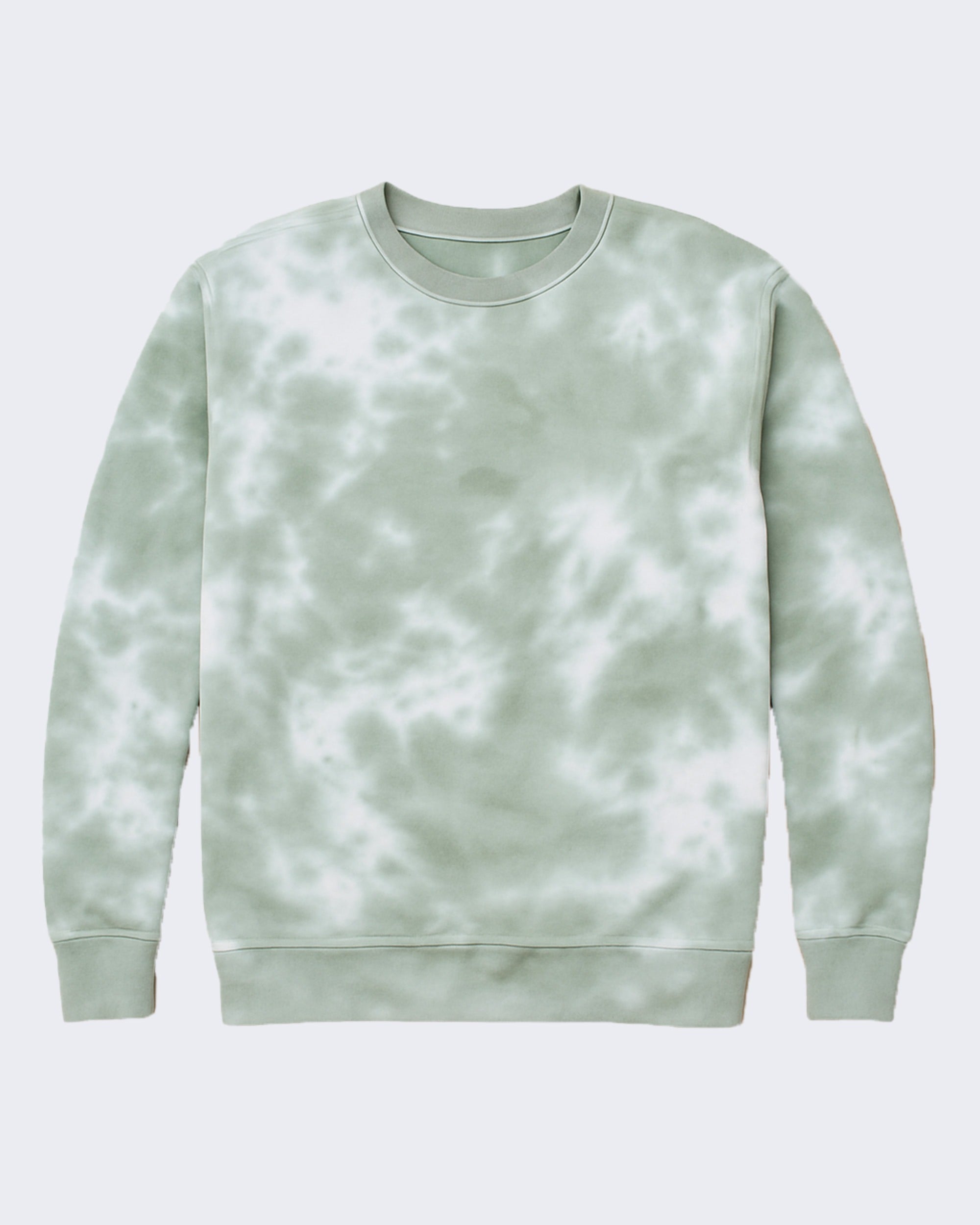 EZ982 Adult Tie Dye Fleece Crewneck