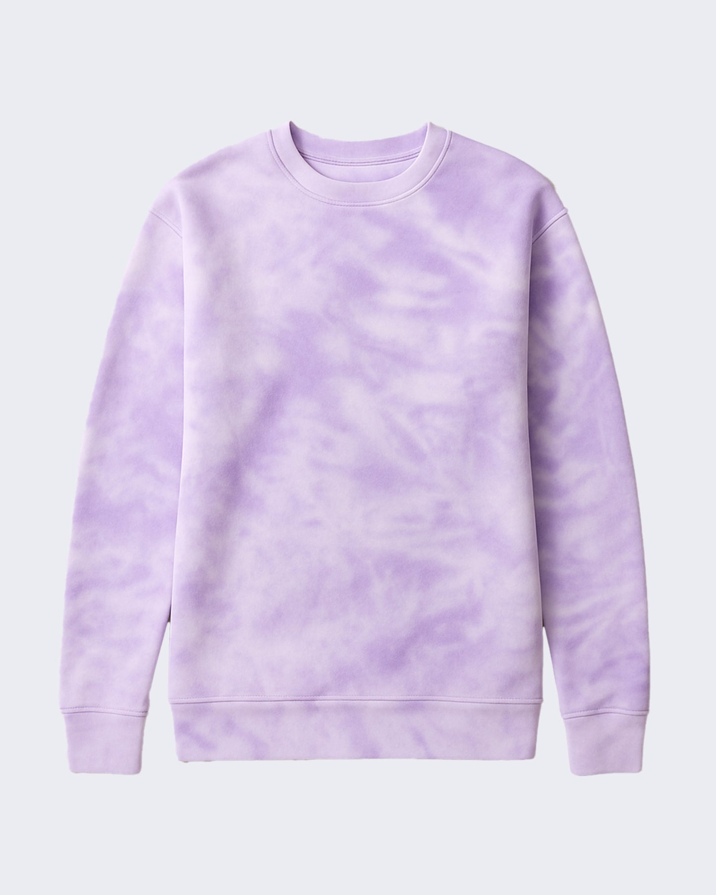 EZ982 Adult Tie Dye Fleece Crewneck