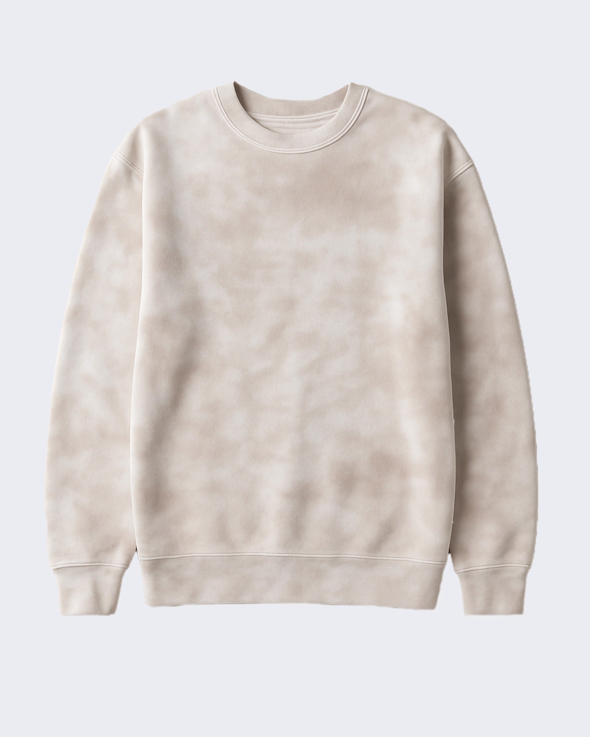 EZ982 Adult Tie Dye Fleece Crewneck