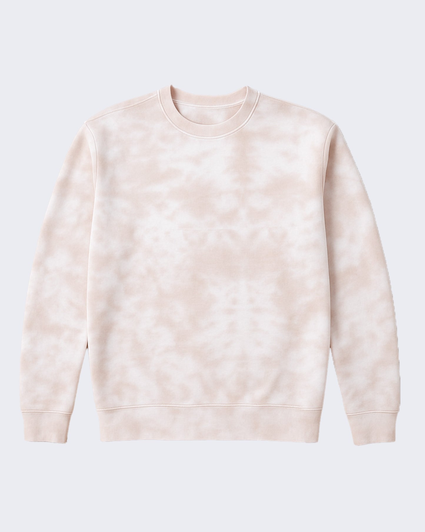 EZ982 Adult Tie Dye Fleece Crewneck