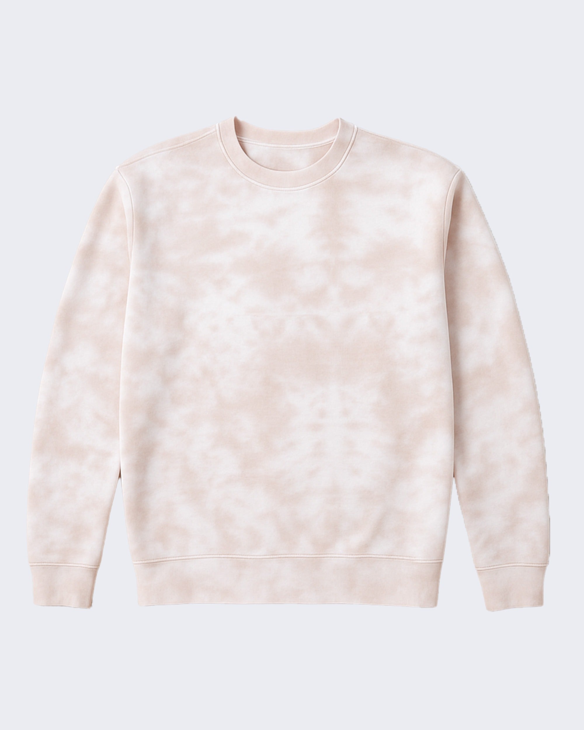 EZ982 Adult Tie Dye Fleece Crewneck