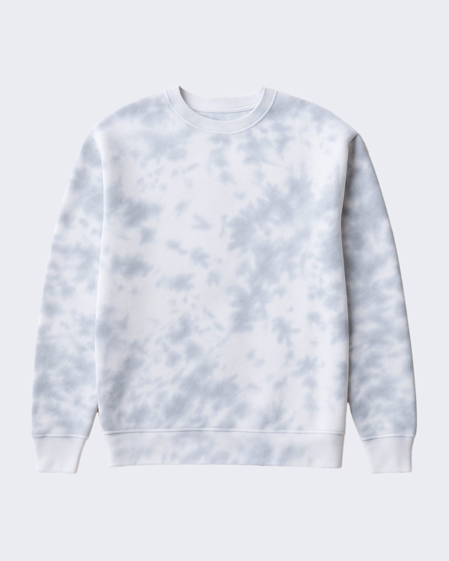 EZ982 Adult Tie Dye Fleece Crewneck
