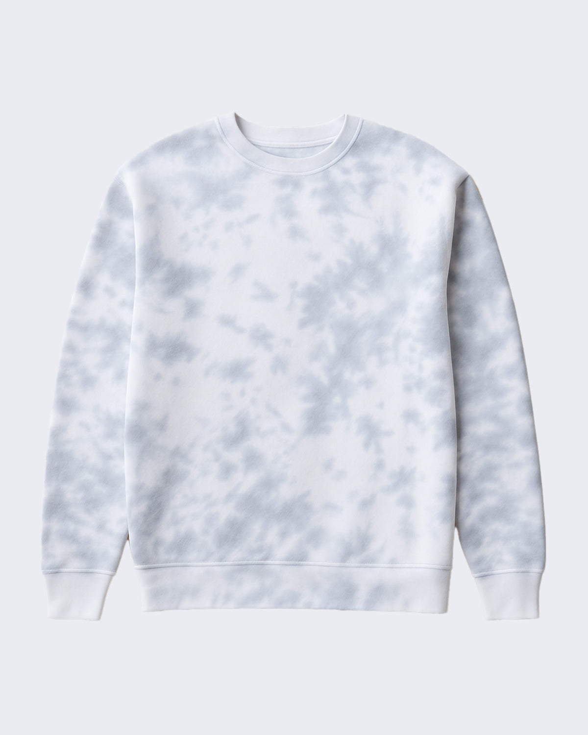 EZ982 Adult Tie Dye Fleece Crewneck