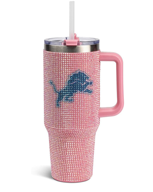 Detroit Lions Bling Tumbler