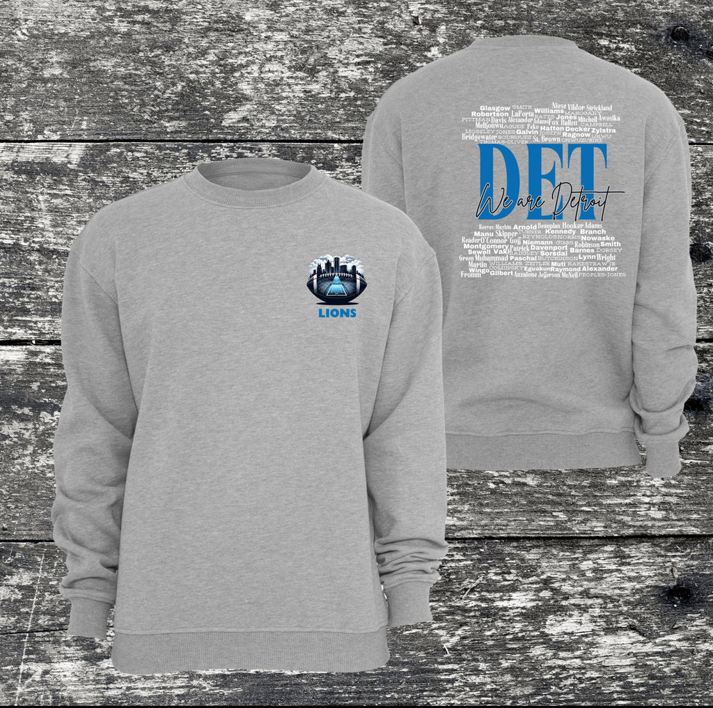 DET all names front/back