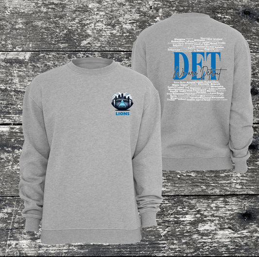 DET all names front/back