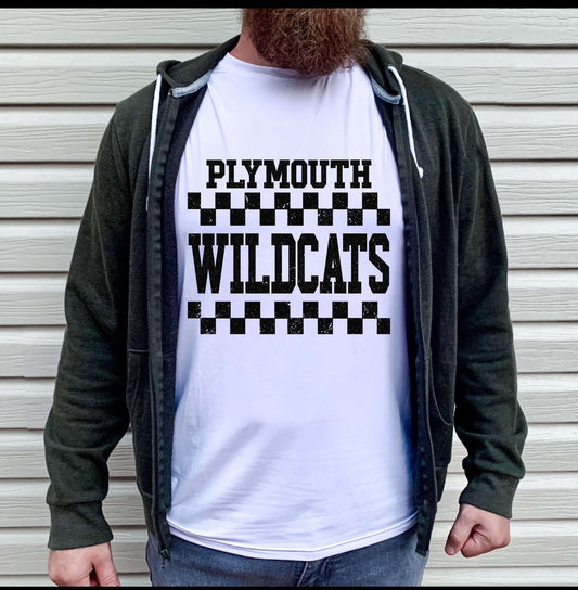 Plymouth Wildcats Checkered