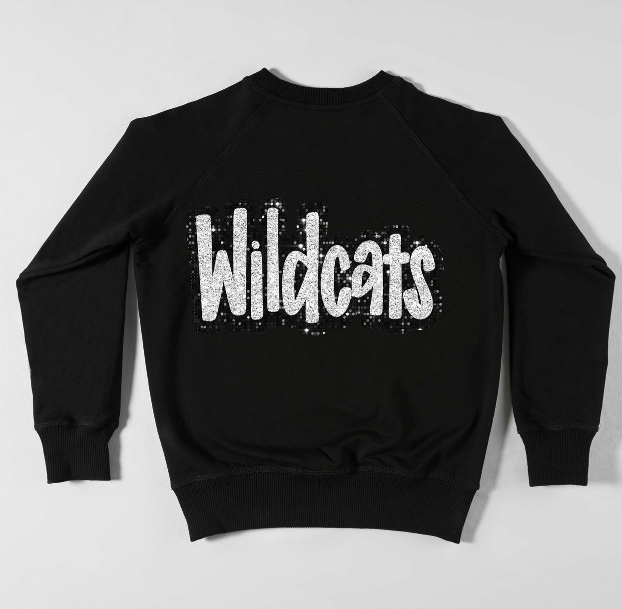 Wildcats black/white glitter