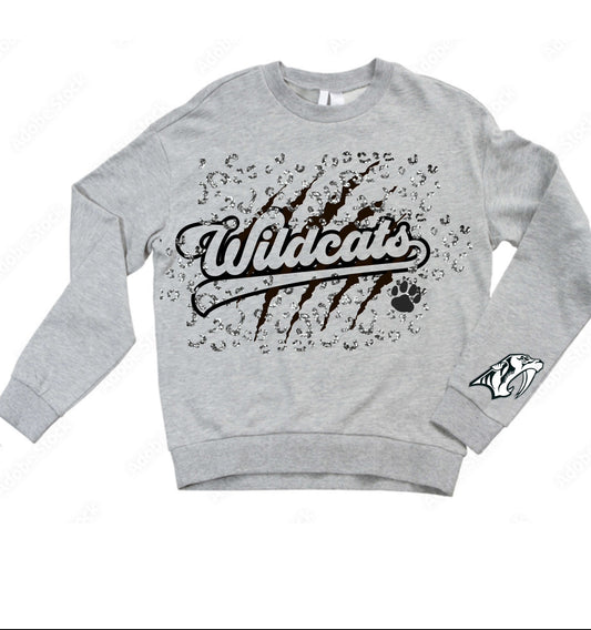 Wildcats Glitter Cat Scratch