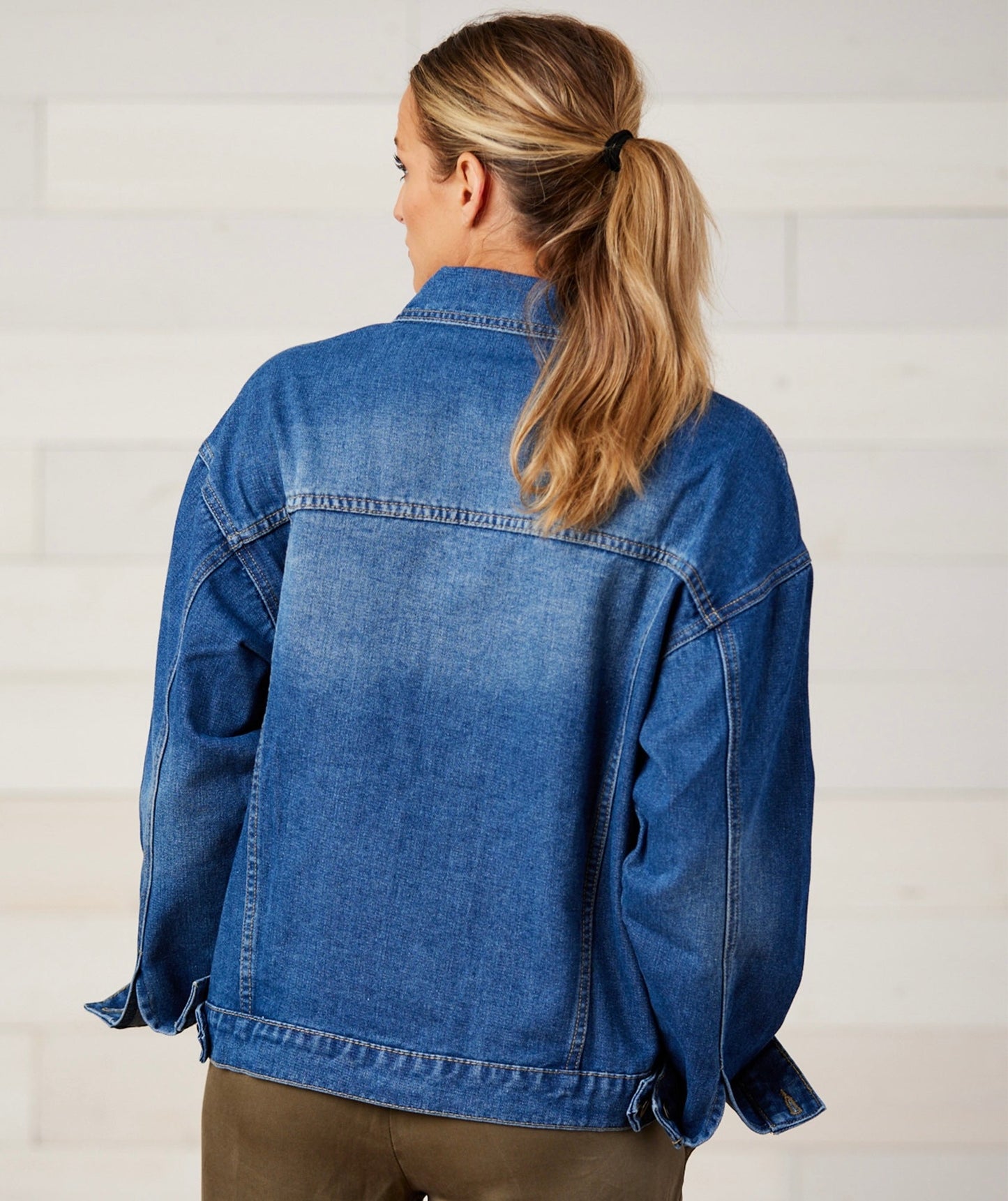 Detroit GRIT Glitter Denim Jacket