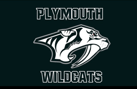 5’ x 3’ Plymouth Wildcat Flag