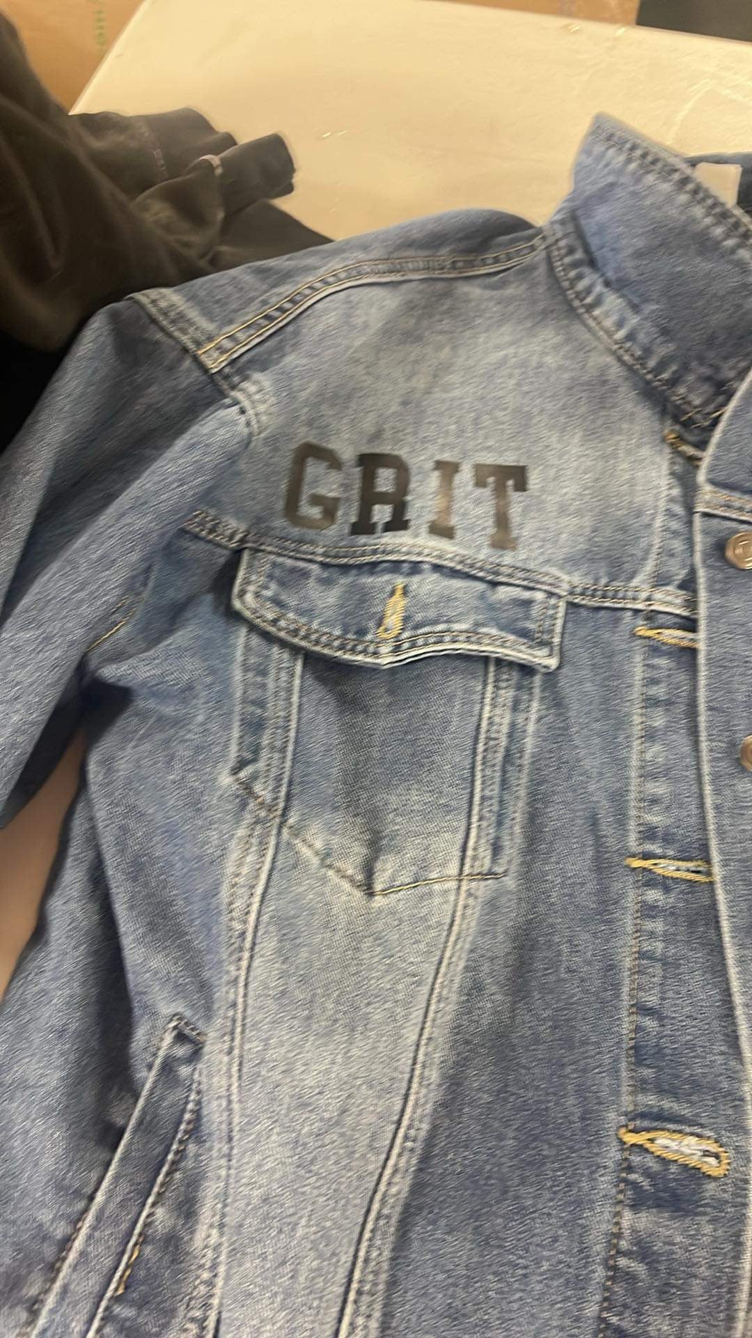 Detroit GRIT Glitter Denim Jacket