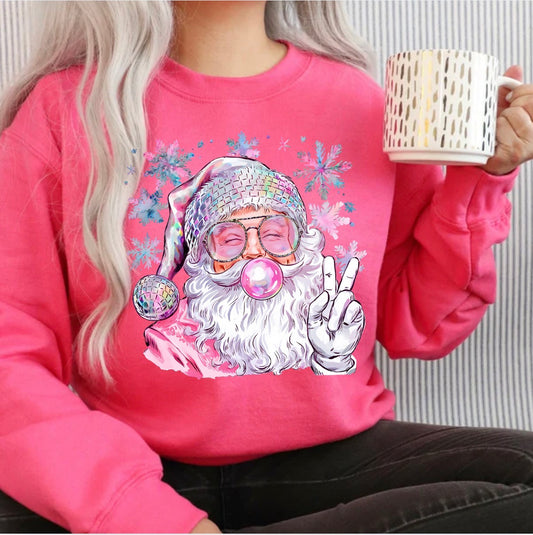 Santa  Blowing Bubbles