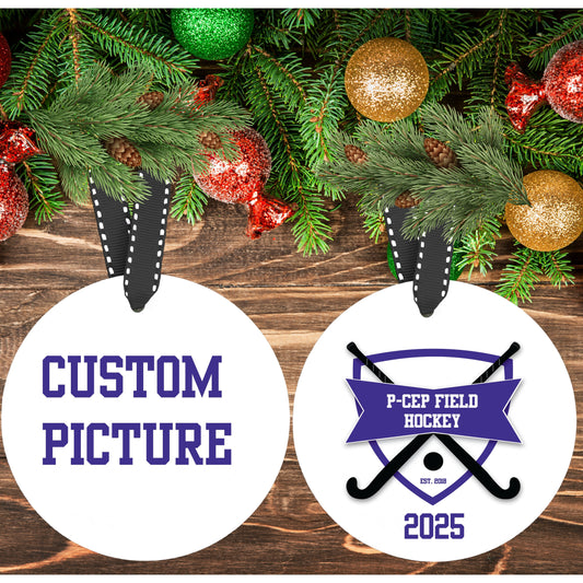 P-CEP Field Hockey custom Double Side Ornament