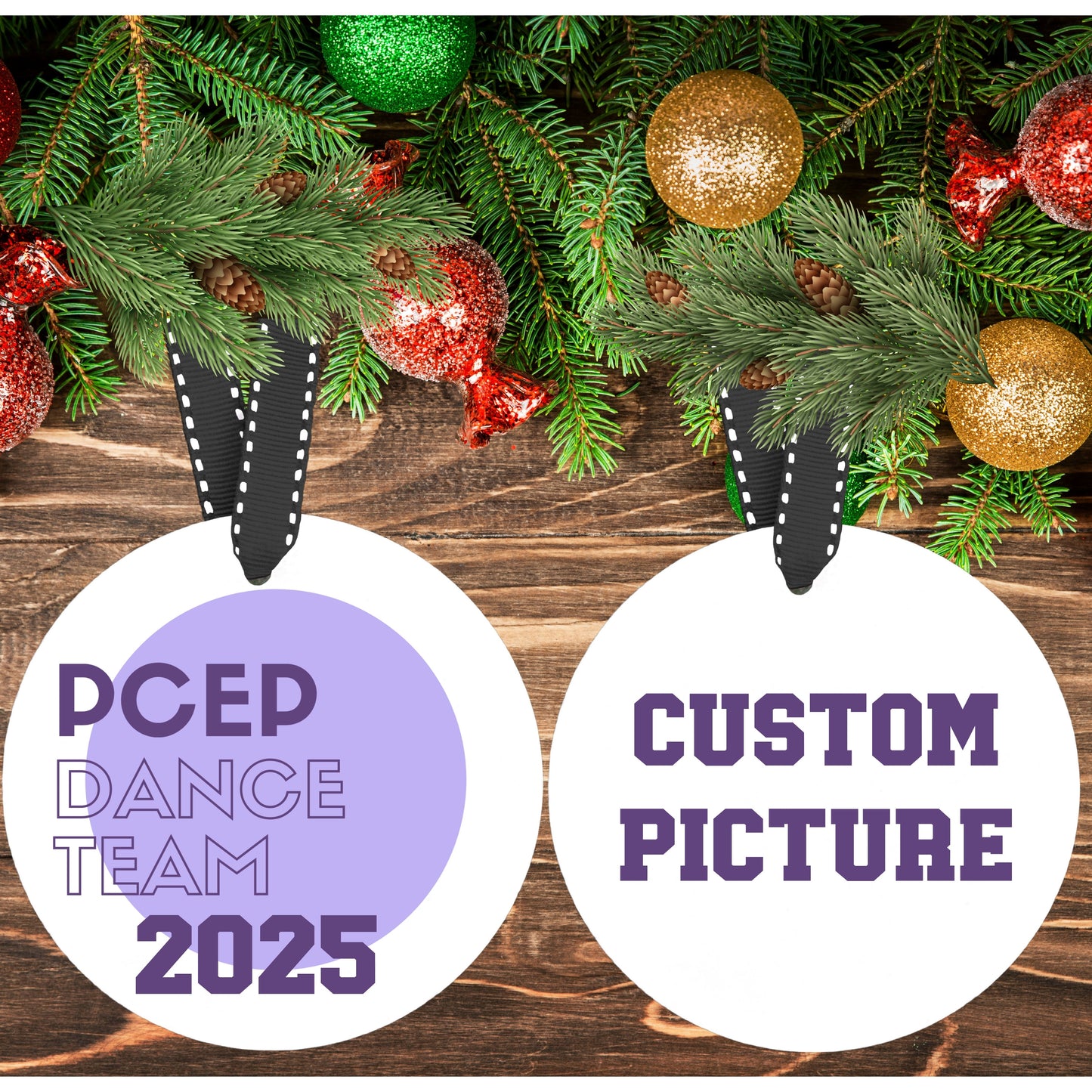 PCEP Dance  Custom Ornament Double Side