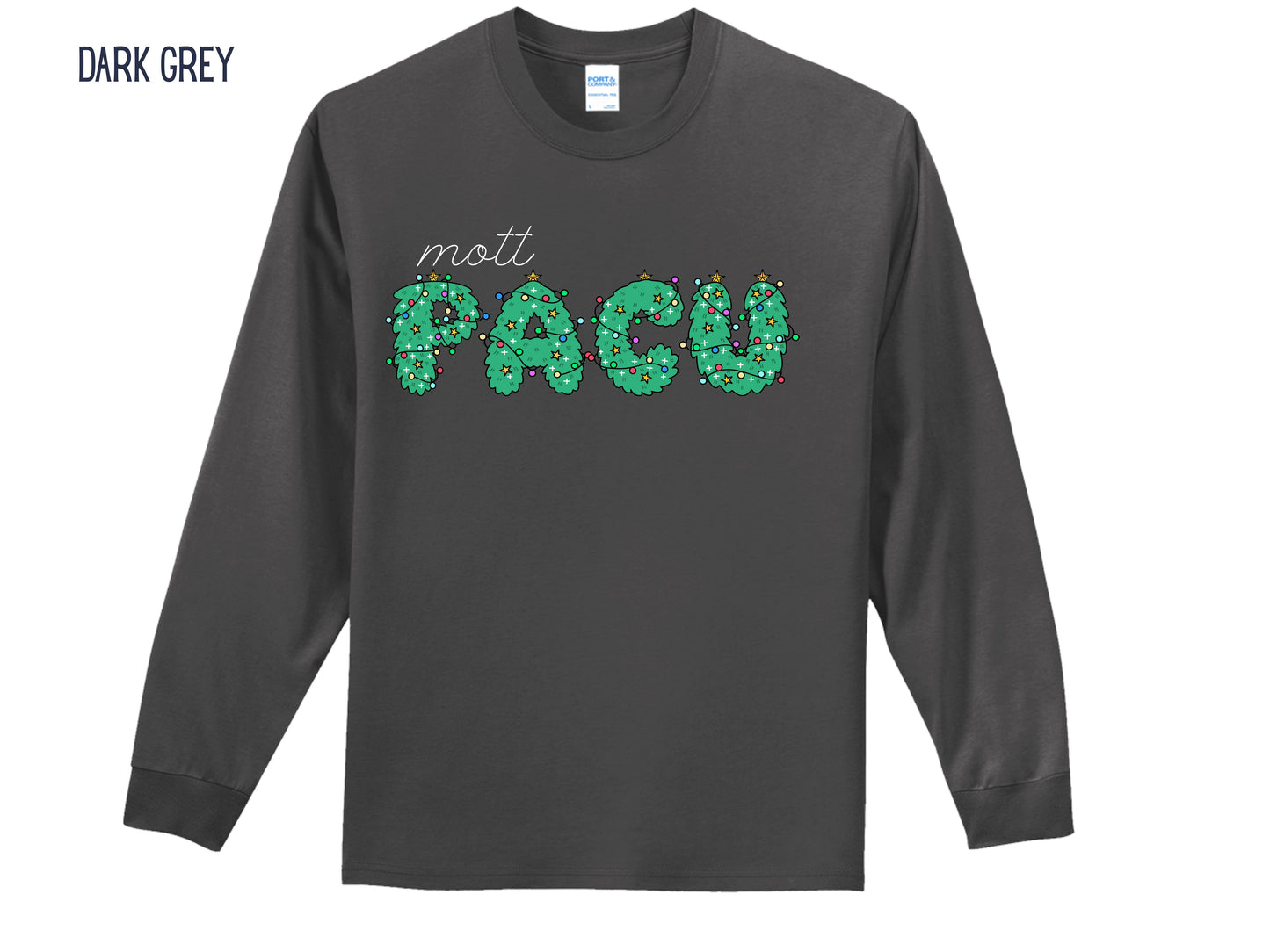 Mott's PACU Christmas Tree Letters