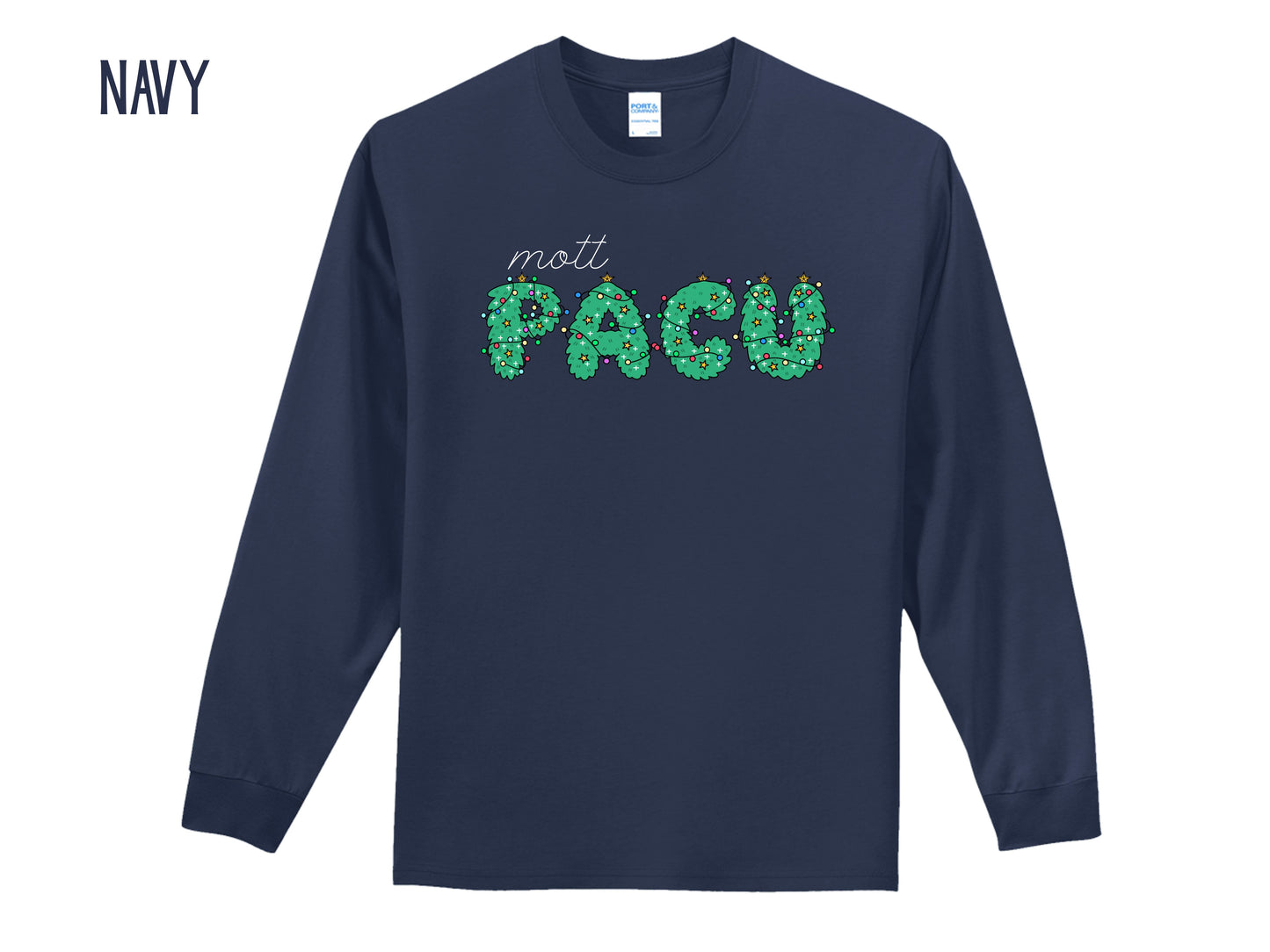 Mott's PACU Christmas Tree Letters