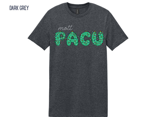 Mott's PACU Christmas Tree Letters