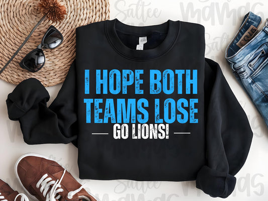 Hope both Teams Lose Go Lions